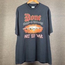 Vintage 1997 Bone Thugs N Harmony Art of War Tour T-Shirt 2XL Jerzees Made USA picture