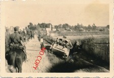 Photo Cavalry Advance Russian Tank Wreck Trench Eastern Front 1941 X134 picture