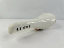 Rare Vintage 1985-86 Viscount GT Bicycles BMX Racing Freestyle Seat 2169 White picture