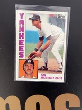 1984 Topps Don Mattingly #8 Rookie RC New York Yankees picture