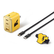 Anker 70W Pokemon Pikachu GaN Charger 3-Port Compact USB-C MacBook Air picture