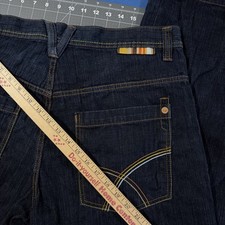 VTG 5ive Jungle Jeans Mens 36x34 Dark Blue Loose Straight 90s Urban Y2K Skater picture