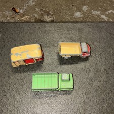 Vintage Lesney Matchbox Diecast Toy Vehicle Lot Multicolor Trucks Lot of 3 picture