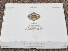 Vintage Godinger Shannon Crystal Hospitality Gallery Tray Style 15527 - 18 Inch picture