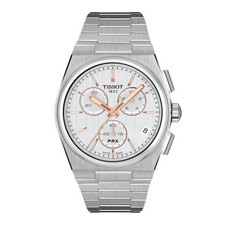 *BRAND NEW* Tissot PRX Chronograph Silver-tone Dial Men's Watch T1374171103100 picture