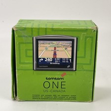 Vintage TomTom ONE New Edition Portable GPS Car Navigation US CAN Open Box picture