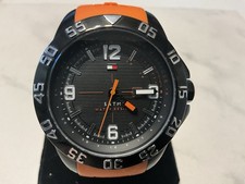 Tommy Hilfinger Sports Men’s Watch Quartz New Battery 46MM 7-1/2” Band picture
