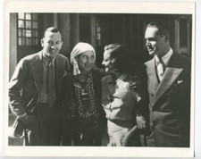 Harpo Marx, Tallulah Bankhead & Noel Coward 1940 Candid On Set Brothers J2477 picture