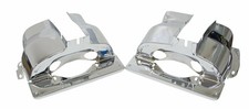 EMPI 9063 Chrome Dual Port Cylinder Tins, Pair for VW Air Cooled Engines picture