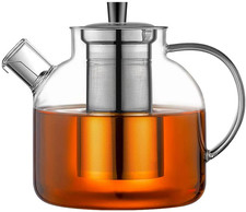1500ml(50oz) Glass Teapot with Removable Infuser, Ehugos Stovetop Safe Large Tea picture