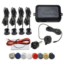 12V Car Parking Sensor Kit 4 Sensors Buzzer Reverse Backup Radar Alert 22mm  picture