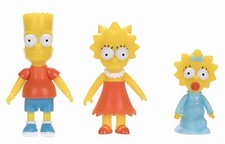 3 Simpsons Bendable Toy Figures Bart Lisa & Maggie Simpson Limited Edition picture