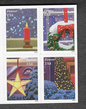 2016 US 5145-5148 BOOKLET BLOCK OF 4 CHRISTMAS FOREVER RATE MNH picture