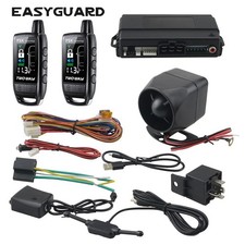 EASYGUARD 2 Way car Alarm with Rechargeable LCD Pager Vibration Alarm 868Mhz picture