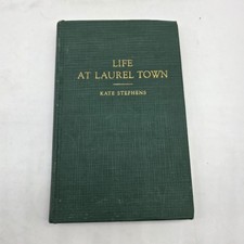 vtg 1936 Life at Laurel Town Anglo Saxon Kansas Kate Stephens Univ Kansas HC... picture