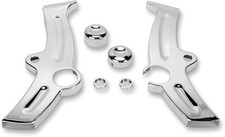 Kuryakyn 7851 Boomerang Frame Covers 2000-07 Harley Softail Chrome Pair picture