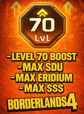 Borderlands 4⭐INSTANT LVL 70 BOOST⭐MAX SDU⭐MAX ERIDIUM⭐MAX MONEY $$$⭐PSN/XBOX/PC picture