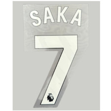SAKA #7 Arsenal 2023 Home Nameset Heat Transfer Football Patch picture