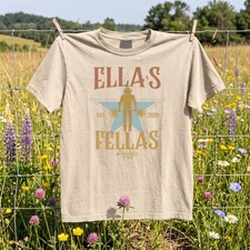 Mens & Womens Heavyweight T-Shirt Gildan Cotton Ellas Fellas picture