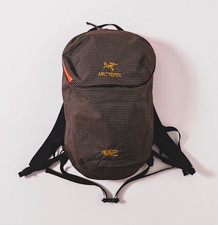 Arc'teryx x BEAMS Konseal 15 Backpack 11-20L Black/Orange Nylon Zip picture
