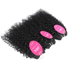 Hair Bundles Kinky Curly Hair Buns Brazilian Real Hair Curly Can Be Dyed picture