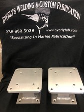 One Pair of Cannon Downrigger Pedestals 4'' tall picture