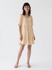 Umgee  Linen Blend Ruffle Dress (New) picture