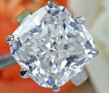 925 Silver, Stunning White Diamond Solitire Promise Ring, 18Ct Certified Treated picture