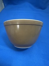 Vintage PYREX 401 Brown Mixing Bowl 1.5 Pint Nesting Bowl Primary Small USA picture