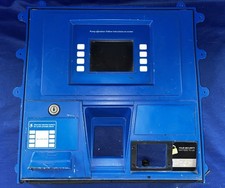 Gilbarco Gas Tank Fuel Pump Dispenser Panel w/ Board & Display - Blue - Untested picture