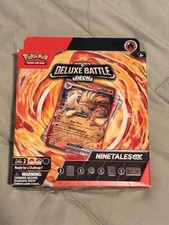 Pokémon TCG Ninetales ex Deluxe Battle Deck 60-Card Deck English 2024 picture