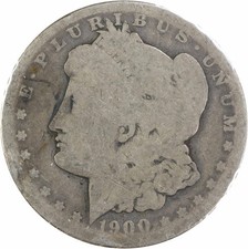 1900-o VAM 5 Morgan Silver Dollar Micro o AG Uncertified #464 picture