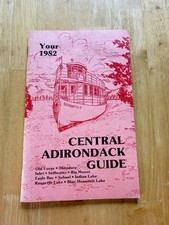 Vintage 1982 Central Adirondack Guide Travel Brochure Old Forge New York USA picture