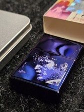 Vintage 2004 Elvis Presley Trouble The King Purple Abyss Zippo Lighter New picture