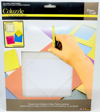 Coluzzle Square Envelope Cutting Template Provo Craft 44-5285 Sealed 2006 picture