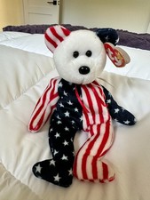 1999 TY Beanie Babies Spangle the Bear VINTAGE picture