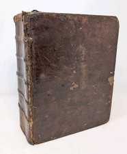 1736 John Baskett Oxford KJV Bible –Colonial Genealogy Cornell–Appleby Family  picture
