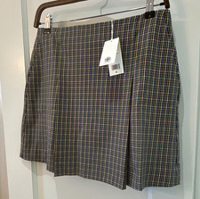 Tory Burch NWT Women's Golf Skort Plaid Pleated w/Short Lined, Size 4 picture