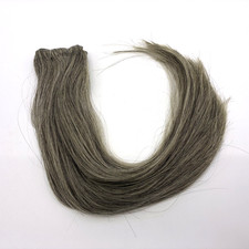 Donna Bella Hybrid Weft 18” #00 Medium Gray Blend 110g Human Hair Full Pack picture