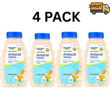 Equate Extra Strength Antacid Orange Cream Chewable Tablets 4 Pack picture