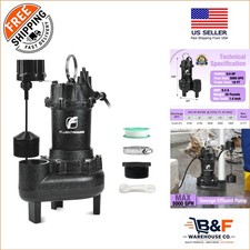 Durable 3/4HP Sewage Pump with Automatic Float & 21ft Lifting Height Capability picture