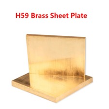 H59 Brass Sheet Plate 0.1mm-5mm Thick Brass Plate Metal Cut Sheet Various sizes picture
