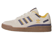 Size 10 - adidas Forum Cl Low Wonder White/Preloved Violet/Preloved Yellow picture