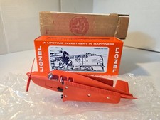 Vintage 1997 Lionel 6-52138 LCCA 1997 Beechcraft Airplane Orange Mint OB w/SB picture