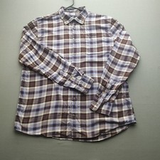 Johnny O Men's Extra Large Multi-Colored Plaid Button Up Shirt, Long Sleeve picture