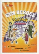 TopDeck Original Pokemon TCG - Gym Heroes Strategy & Card Guide 2000 - RARE picture