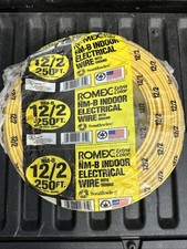 Southwire Romex SIMpull 12/2 NM-B W/Ground 250 FT Solid Copper Wire 20A 600V NEW picture