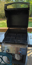 Weber Propane Gas Grill Stainless Steel Black/Silver Comes With 2 Tanks picture