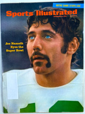 1968 Dec 9 SPORTS ILLUSTRATED vintage magazine NFL NEW YORK JETS - JOE NAMATH picture