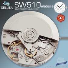 MOVEMENT SELLITA SW510, AUTOMATIC TRICOMPAX CHRONOGRAPH - compatible ETA 7753 picture